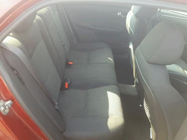 1G1ZC5E14BF316622 - 2011 CHEVROLET MALIBU 1LT BURGUNDY photo 6