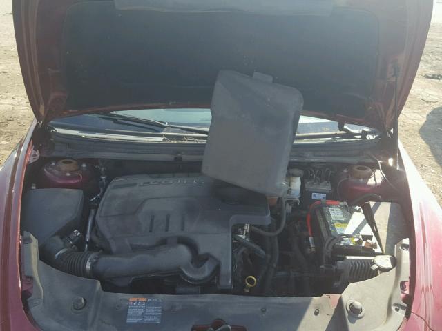 1G1ZC5E14BF316622 - 2011 CHEVROLET MALIBU 1LT BURGUNDY photo 7