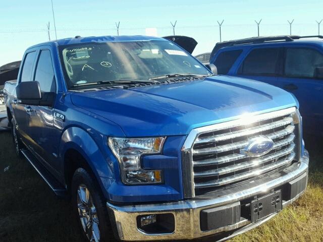 1FTEW1CP4GKF10241 - 2016 FORD F150 SUPER BLUE photo 1