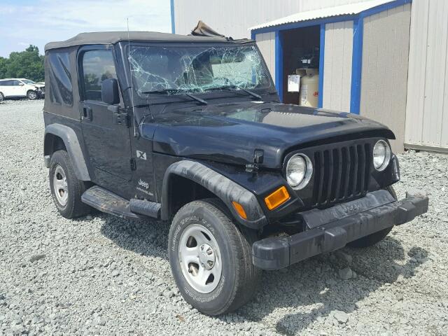 1J4FA39S74P717578 - 2004 JEEP WRANGLER X BLACK photo 1