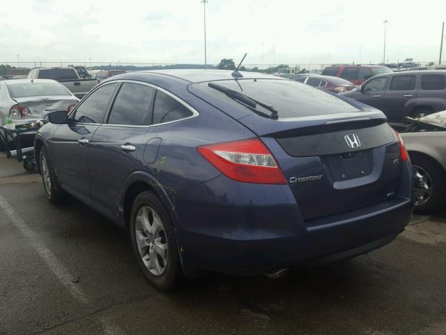 5J6TF2H51CL006202 - 2012 HONDA CROSSTOUR BLUE photo 3