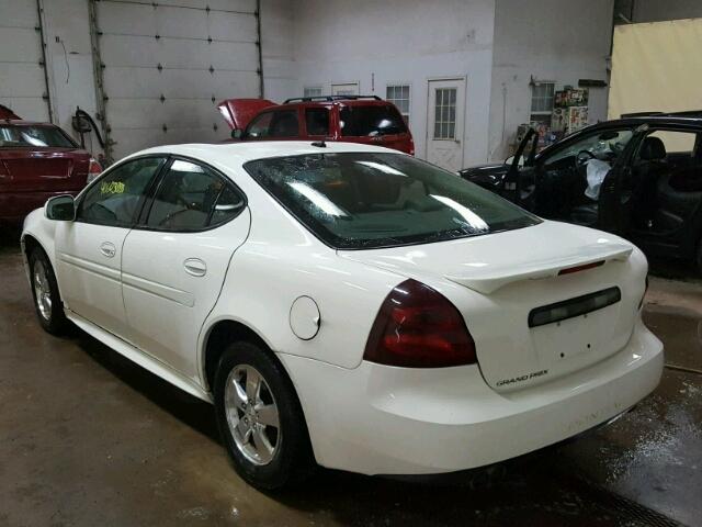 2G2WP552761298688 - 2006 PONTIAC GRAND PRIX WHITE photo 3