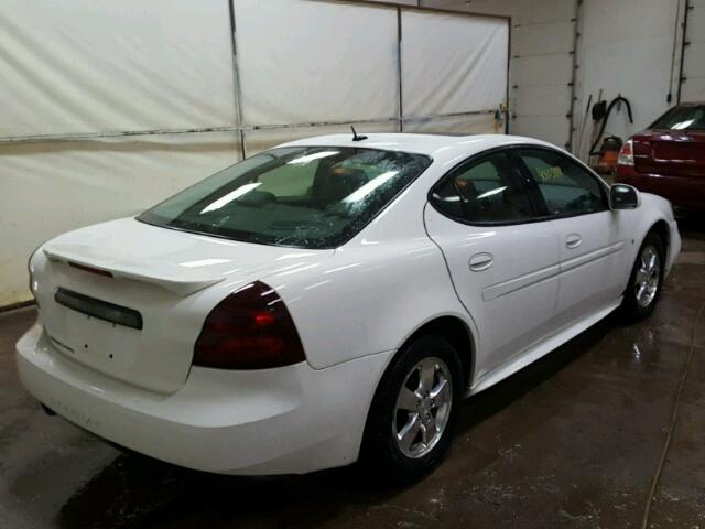 2G2WP552761298688 - 2006 PONTIAC GRAND PRIX WHITE photo 4