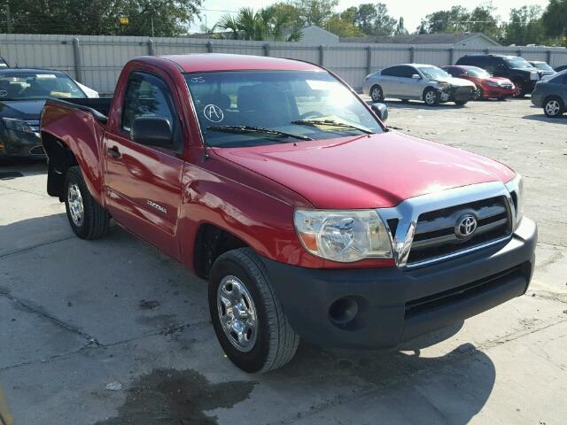 5TENX22NX9Z645015 - 2009 TOYOTA TACOMA RED photo 1