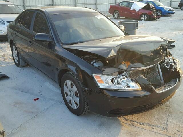 5NPET4AC9AH634537 - 2010 HYUNDAI SONATA GLS BLACK photo 1