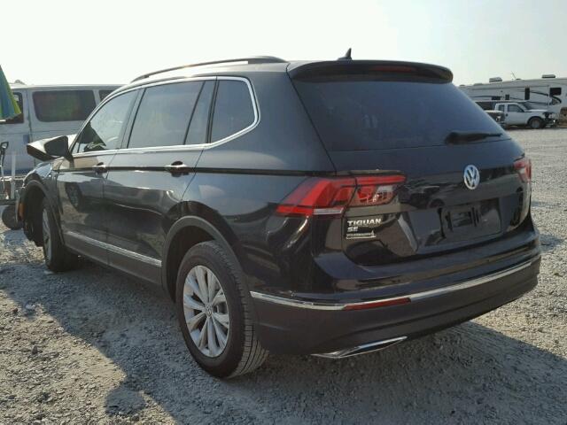 3VV3B7AX7JM119515 - 2018 VOLKSWAGEN TIGUAN SE Schwarz Foto 3