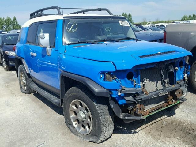 JTEBU11F770040278 - 2007 TOYOTA FJ CRUISER BLUE photo 1