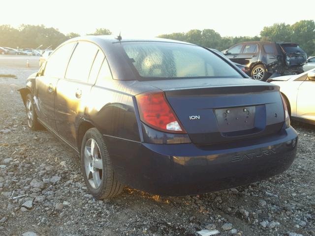 1G8AK58FX7Z134289 - 2007 SATURN ION LEVEL BLUE photo 3