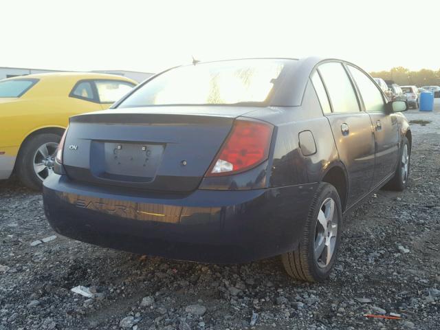 1G8AK58FX7Z134289 - 2007 SATURN ION LEVEL BLUE photo 4