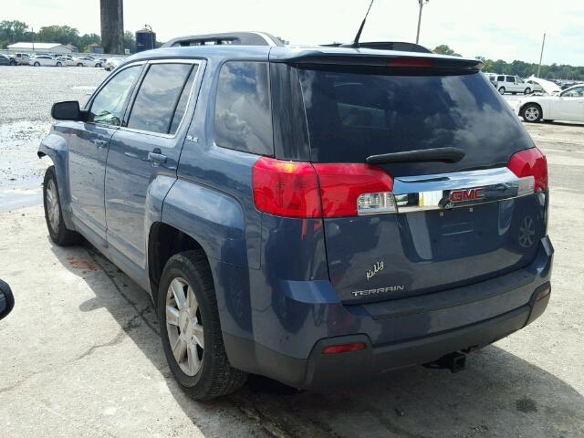 2CTALSECXB6431325 - 2011 GMC TERRAIN BLUE photo 3