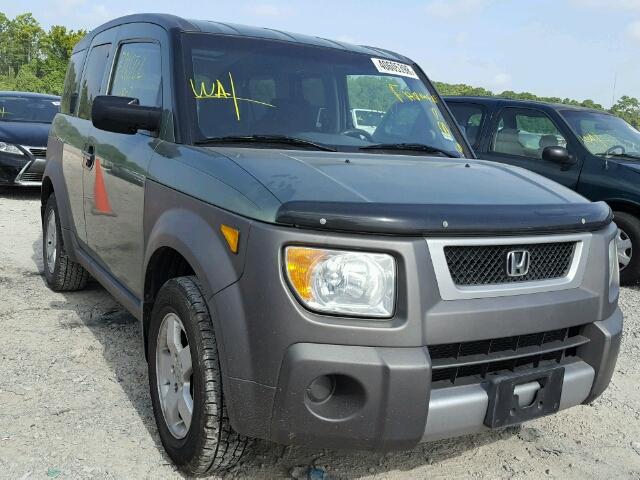 5J6YH28573L040029 - 2003 HONDA ELEMENT EX GREEN photo 1