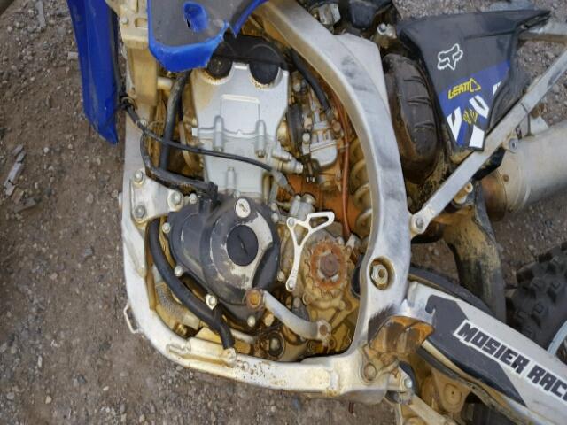 JYACG27C79A038428 - 2009 YAMAHA YZ250 F BLUE photo 7