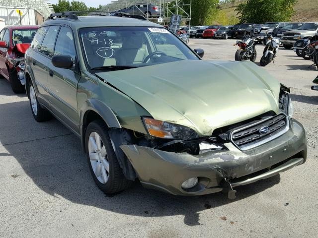 4S4BP61CX67327694 - 2006 SUBARU LEGACY GREEN photo 1