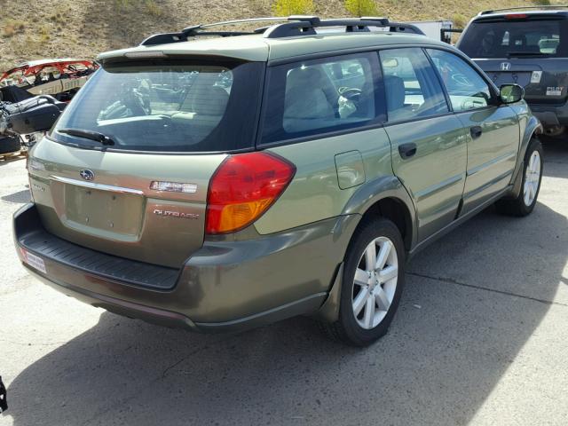 4S4BP61CX67327694 - 2006 SUBARU LEGACY GREEN photo 4