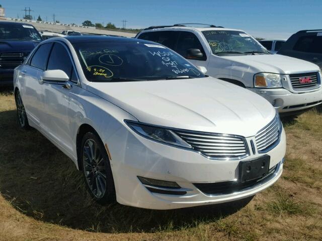 3LN6L2G98DR806445 - 2013 LINCOLN MKZ WHITE photo 1