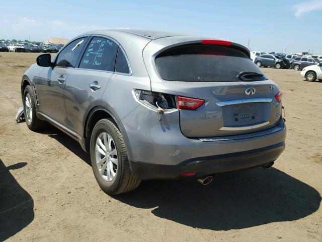 JN8AS1MW4BM731128 - 2011 INFINITI FX35 GRAY photo 3