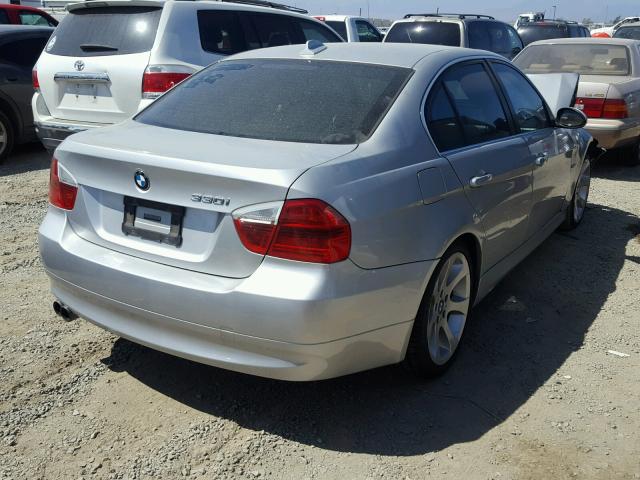 WBAVB33536PS15586 - 2006 BMW 330 I SILVER photo 4