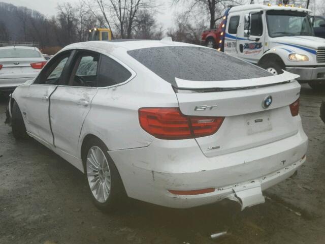 WBA3X9C58ED152738 - 2014 BMW 335 XIGT WHITE photo 3