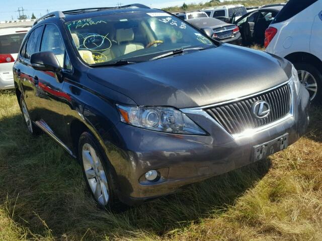 2T2ZK1BA0AC020393 - 2010 LEXUS RX GRAY photo 1