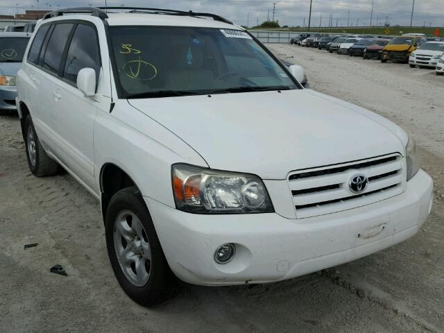 JTEGD21A170163428 - 2007 TOYOTA HIGHLANDER WHITE photo 1