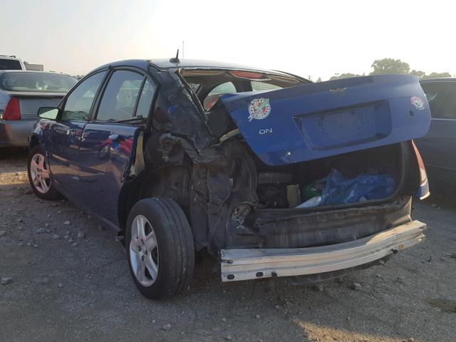 1G8AJ55FX6Z167086 - 2006 SATURN ION LEVEL BLUE photo 3