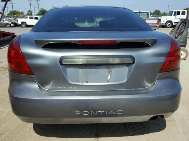2G2WP542351318015 - 2005 PONTIAC GRAND PRIX CHARCOAL photo 10