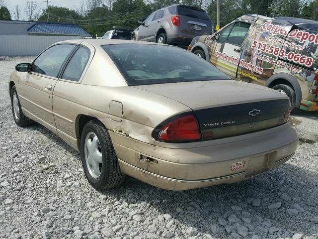 2G1WW12M2X9294069 - 1999 CHEVROLET MONTE CARL 金色 照片 3