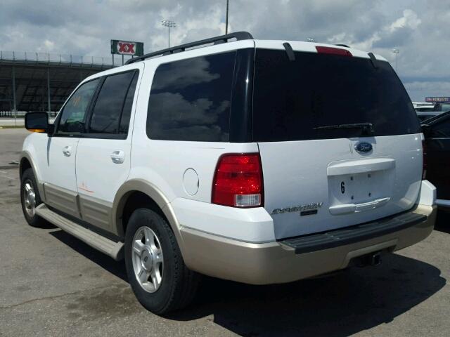 1FMPU18545LA75360 - 2005 FORD EXPEDITION WHITE photo 3