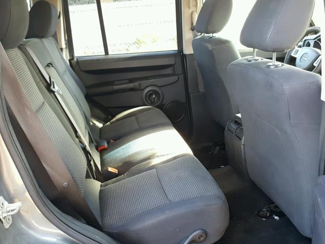 1J8HH48KX8C167641 - 2008 JEEP COMMANDER ნაცრისფერი ფოტო 6