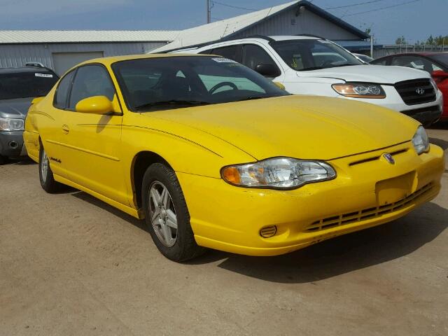 2G1WW12E149350510 - 2004 CHEVROLET MONTE CARL YELLOW photo 1