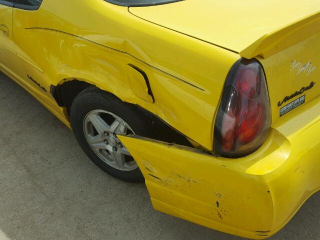 2G1WW12E149350510 - 2004 CHEVROLET MONTE CARL 黄色 照片 10