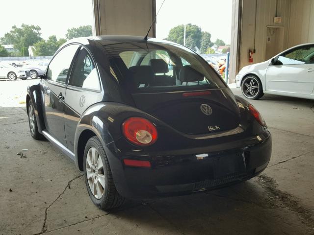 3VWPW31C98M509694 - 2008 VOLKSWAGEN NEW BEETLE შავი ფოტო 3