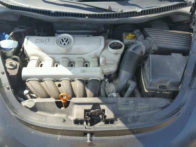 3VWPW31C98M509694 - 2008 VOLKSWAGEN NEW BEETLE შავი ფოტო 7