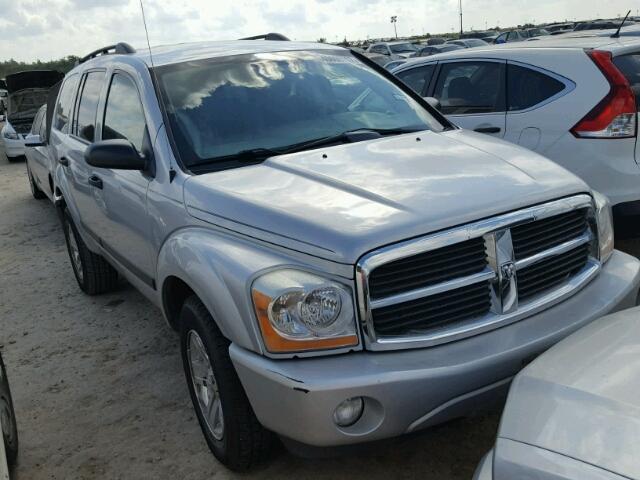 1D4HD48N86F131653 - 2006 DODGE DURANGO SILVER photo 1