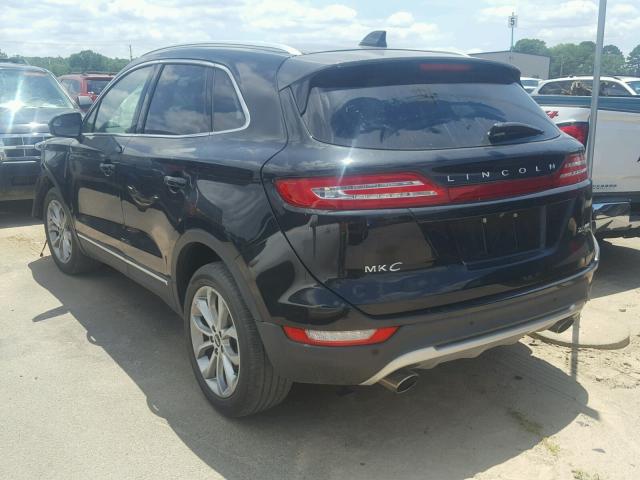 5LMCJ2A9XFUJ32101 - 2015 LINCOLN MKC BLACK photo 3