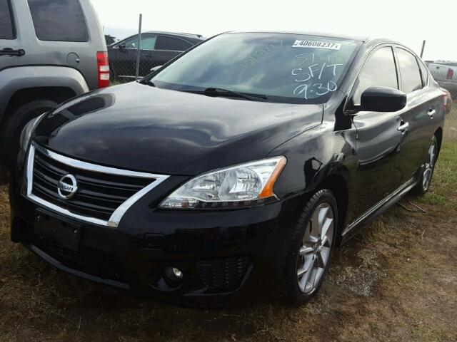 3N1AB7AP5DL769317 - 2013 NISSAN SENTRA S/S BLACK photo 2