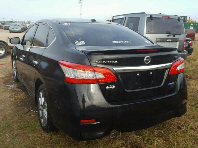 3N1AB7AP5DL769317 - 2013 NISSAN SENTRA S/S BLACK photo 3