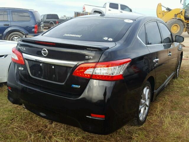 3N1AB7AP5DL769317 - 2013 NISSAN SENTRA S/S BLACK photo 4