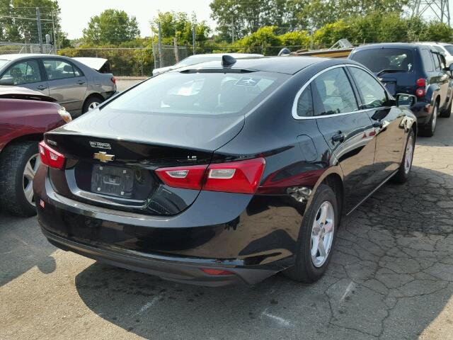 1G1ZB5ST1GF319459 - 2016 CHEVROLET MALIBU LS BLACK photo 4