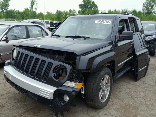 1J8FF48W38D648955 - 2008 JEEP PATRIOT LI BLACK photo 2