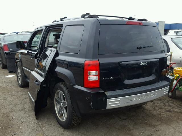 1J8FF48W38D648955 - 2008 JEEP PATRIOT LI BLACK photo 3