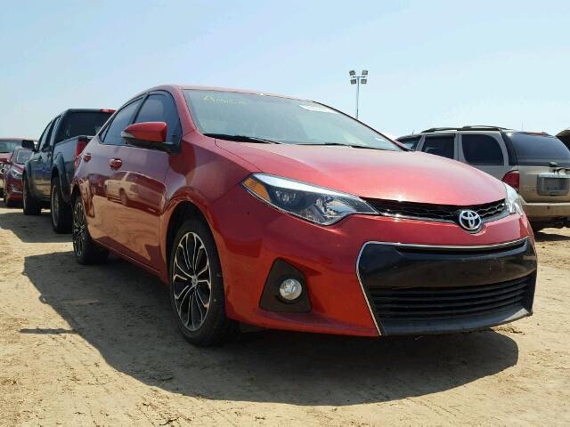 5YFBURHE7GP392699 - 2016 TOYOTA COROLLA L RED photo 1