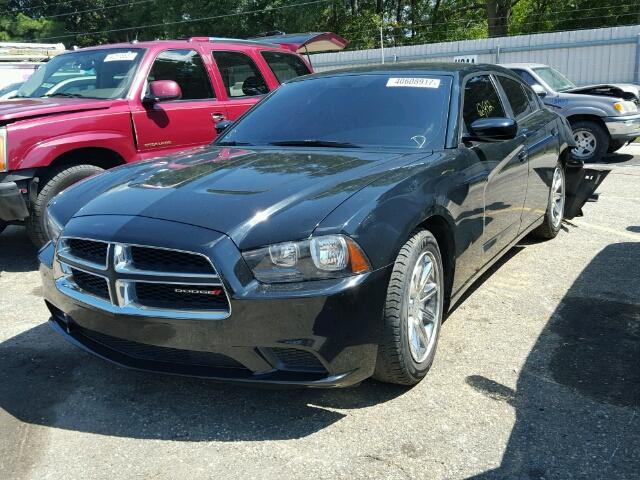 2C3CDXBG4CH203028 - 2012 DODGE CHARGER BLACK photo 2