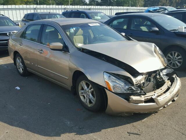 1HGCM56776A030152 - 2006 HONDA ACCORD TAN photo 1