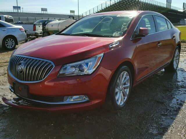 1G4GA5GRXEF259317 - 2014 BUICK LACROSSE RED photo 2