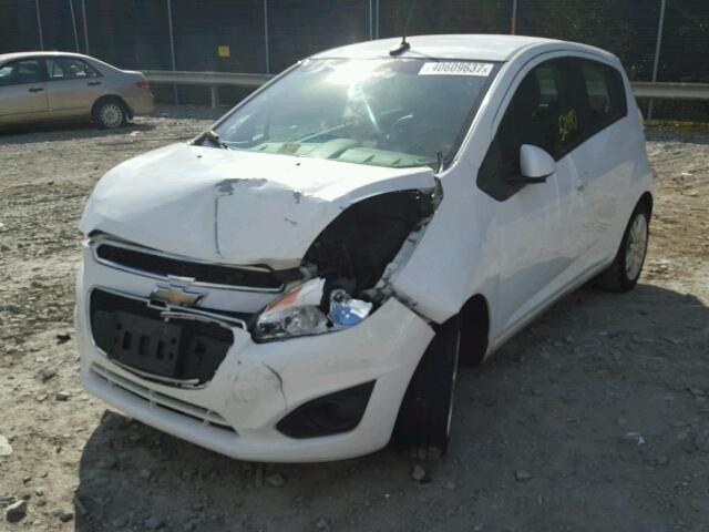 KL8CC6S9XDC508671 - 2013 CHEVROLET SPARK 1LT WHITE photo 2