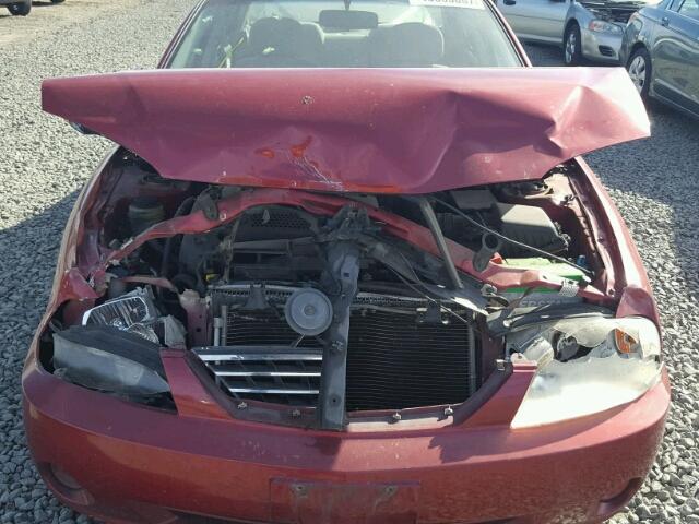 KNAFB121035284315 - 2003 KIA SPECTRA RED photo 9