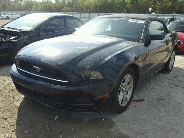 1ZVBP8EM3E5208492 - 2014 FORD MUSTANG BLUE photo 2