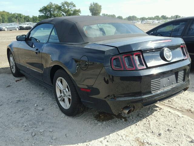 1ZVBP8EM3E5208492 - 2014 FORD MUSTANG BLUE photo 3