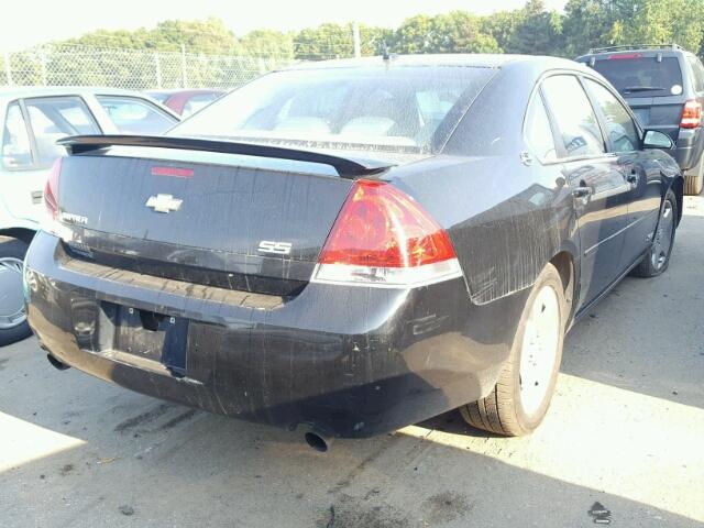 2G1WD58C581252605 - 2008 CHEVROLET IMPALA 黑色 照片 4